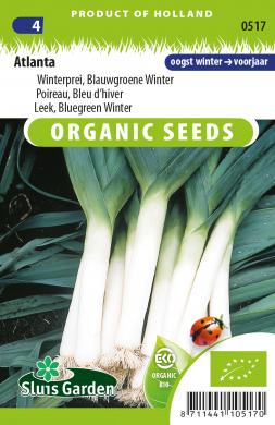 Leek (winter) Atlanta BIO (Allium porrum) 210 seeds